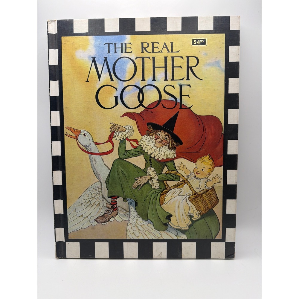 The Real Mother Goose Blanche Fisher Wright Rand McNally 1976 Hardcover Book